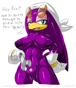 Rating: Explicit Score: 0 Tags: abs anthro areola avian beak big_breasts bird breasts clothing e621 english_text erect_nipples eyewear eyewear_on_head female gblastman genitals headgear headkerchief headwear hirundinid holding_object holding_tool huge_breasts kerchief muscular muscular_anthro muscular_female nipples non-mammal_breasts non-mammal_nipples nude oscine passerine sega solo sonic_riders sonic_the_hedgehog_(series) sunglasses swallow_(bird) text tools vulva wave_the_swallow wrench User: bunchy7s