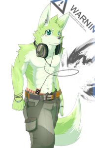 Rating: Safe Score: 0 Tags: abs anthro athletic basil_(pixiv) belt biceps biped black_nose bottomwear boxers_(clothing) bracelet carpenter_jeans clothed clothing e621 ear_piercing electronics fur green_body green_day green_eyes green_fur headphones hi_res jewelry looking_at_viewer male muscular muscular_anthro pants pecs piercing pioneer_(company) portable_music_player pose product_placement sagging_pants solo standing sum_kemono topless underwear warning_label User: bunchy7s