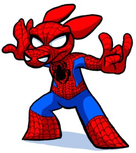 Rating: Safe Score: 0 Tags: 4_fingers anthro biped boobun cel_shading clothed clothing costume devil_horns_(gesture) domestic_pig e621 fingers fully_clothed gesture hand_gesture male mammal marvel mask pose shaded simple_background solo spider-ham spider-ham_(character) spider-man_(character) spider-man_(series) spread_arms standing suid suine sus_(pig) toony white_background white_eyes User: bunchy7s