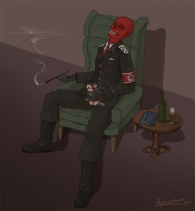 Rating: Explicit Score: 0 Tags: 1boy bald balls captain_america_(series) clothed kirschrot male male_only marvel marvel_comics masturbation penis red_skin red_skull rule34 solo tagme testicles uncensored User: bunchy7s