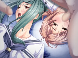 Rating: Explicit Score: 0 Tags: 2boys 2girls blush brown_eyes censored cum cum_in_mouth fellatio female forced_oral game_cg gentle_sasaki green_hair hair hayami_arisu kansen_(series) kansen_2 male multiple_females multiple_girls nagasaki_chihiro oral penis rape red_eyes rule34 school_uniform tears two_on_two User: bunchy7s