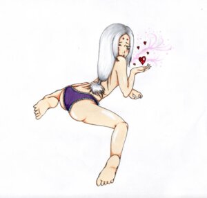 Rating: Questionable Score: 0 Tags: barefoot blushing femboy forehead_markings hair_tied_back heart kimimaro looking_at_viewer looking_back male male_focus male_only naruto naruto_(series) rule34 tagme underwear_only white_background white_hair User: bunchy7s