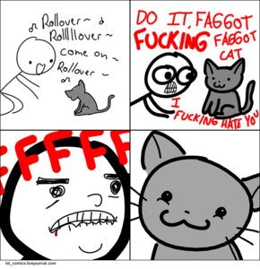 Rating: Safe Score: 0 Tags: :3 ambiguous_gender angry blood bodily_fluids comic dialogue domestic_cat duo e621 english_text felid feline felis feral homophobic_slur human humor mammal meme prguitarman simple_background smile tail text white_background User: bunchy7s Rating: Safe Score: 0 Tags: :3 ambiguous_gender angry blood bodily_fluids comic dialogue domestic_cat duo e621 english_text felid feline felis feral homophobic_slur human humor mammal meme prguitarman simple_background smile tail text white_background User: bunchy7s