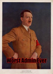 Rating: Safe Score: 0 Tags: 2010 accessory adolf_hitler armband clothed clothing cross e621 english_text facial_hair grandfathered_content half-length_portrait hand_on_hip hugo_boss_(brand) human human_only humor image_macro impact_(font) iron_cross lol_comments male male_(lore) mammal meme mustache nazi nazi_armband necktie not_furry o_o portrait reaction_image real real_world simple_background solo suit text unknown_artist watermark what white_body white_skin User: bunchy7s
