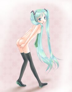 Rating: Explicit Score: 0 Tags: 1girl aqua_hair ass boots breasts chiri_(nekoyamo) female green_eyes hatsune_miku headset long_hair naked_footwear necktie nude open_mouth rule34 solo thigh_boots thighhighs tied_hair twintails very_long_hair vocaloid User: bunchy7s