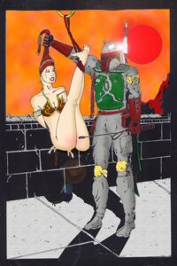 Rating: Explicit Score: 0 Tags: artist_request boba_fett bottomless female metal_bikini princess_leia_organa return_of_the_jedi rule34 slave_leia star_wars tagme User: bunchy7s