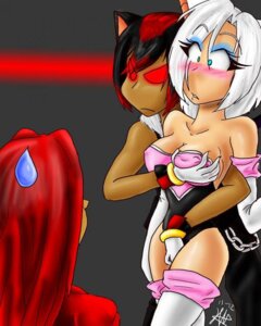Rating: Explicit Score: 0 Tags: 2d artist_request blush boots closed_eyes eyeshadow female fingering high_heel_boots humanized kemonomimi knuckles_the_echidna makeup male mobian mobian_(species) mobian_bat multiple_boys multiple_males oh_no!! rouge_the_bat rule34 sega shadow_the_hedgehog sonic_(series) sonic_adventure_2 sonic_the_hedgehog_(series) standing straight straight_hair white_hair white_high_heels_boots User: bunchy7s
