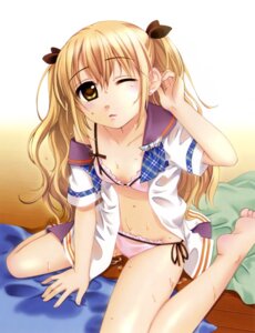 Rating: Questionable Score: 0 Tags: 1girls :< barefoot bikini blonde_hair blush breasts feet female flat_chest ginta hair_ribbon high_resolution long_hair open_clothes open_shirt ribbon rule34 saotome_tsukasa shirt side-tie_bikini sitting soles sugar_+_spice swimsuit toes triangle_mouth wet wink yellow_eyes User: bunchy7s