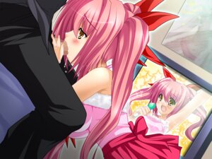 Rating: Explicit Score: 0 Tags: blush censored chidori_sana clothing fellatio female inuhiko long_hair moe_moe_ryoujoku oral pink_hair rule34 skirt yellow_eyes User: bunchy7s