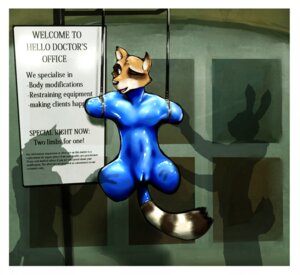 Rating: Questionable Score: 0 Tags: 4_missing_limbs amputee andromorph anthro bdsm billboard bitchsuit bodysuit bondage bondage_gear bound camel_toe canid canine canis clothing disability e621 english_text greeting hellodoctor intersex lagomorph latex latex_clothing latex_skinsuit leporid mammal offscreen_character procyonid quadruple_amputee rabbit raccoon silhouette skinsuit solo spread_legs spreading suspension tail text tight_clothing wolf User: bunchy7s