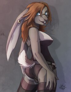 Rating: Explicit Score: 0 Tags: 1futa 2010 anthro breasts cute ear_piercing earring fur furry futa_only futanari glasses herraardy intersex lagomorph nipple_slip piercing rabbit rule34 sideboob solo User: bunchy7s