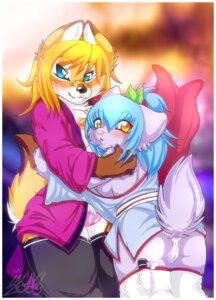 Rating: Explicit Score: 0 Tags: anthro blush breasts canid canine clothed clothing duo e621 female female/female fox genitals hug inuki looking_at_viewer mammal nipples panties raised_tail tail underwear vulva User: bunchy7s Rating: Explicit Score: 0 Tags: anthro blush breasts canid canine clothed clothing duo e621 female female/female fox genitals hug inuki looking_at_viewer mammal nipples panties raised_tail tail underwear vulva User: bunchy7s