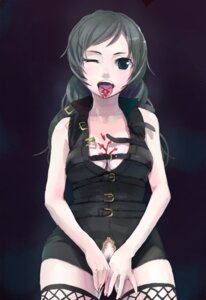 Rating: Questionable Score: 0 Tags: black_hair breasts cleavage copyright_request female fishnets hands long_hair pubic_hair rule34 sasaki_toshiyuki thighhighs tongue wink User: bunchy7s Rating: Questionable Score: 0 Tags: black_hair breasts cleavage copyright_request female fishnets hands long_hair pubic_hair rule34 sasaki_toshiyuki thighhighs tongue wink User: bunchy7s