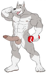 Rating: Explicit Score: 0 Tags: 2012 abs animal_genitalia anthro athletic balls biceps big_muscles big_penis biped black_nose brown_eyes canid canine canis claws domestic_dog e621 erection fangs flexing fur genitals grey_body grey_fur grin hi_res humanoid_genitalia humanoid_penis looking_at_viewer male mammal modem_redpill muscular muscular_anthro muscular_male nipples nude open_mouth pawpads paws pecs penis pose presenting sheath simple_background smile solo standing teeth toe_claws tongue tongue_out vein white_background white_body white_fur User: bunchy7s