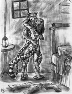 Rating: Questionable Score: 0 Tags: ^_^ anthro bedroom cheetah darksilver detailed_background duo e621 entwined eyes_closed felid feline female graphite_(artwork) greyscale hug inside intimate lamp lantern leopard licking male male/female mammal mixed_media monochrome pantherine pen_(artwork) romantic romantic_couple smile standing tail tongue tongue_out traditional_media_(artwork) User: bunchy7s