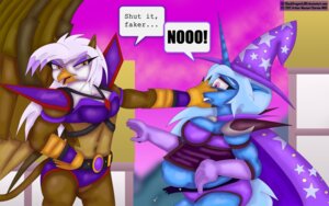 Rating: Safe Score: 0 Tags: 16:10 anthro anthrofied avian beak blackdragonartie89 duo e621 equid equine eye_contact feathered_wings feathers female friendship_is_magic gilda_(mlp) gryphon hasbro hi_res horse looking_at_another mammal my_little_pony mythological_avian mythological_creature mythology pony tail trixie_(mlp) widescreen wings User: bunchy7s