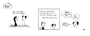 Rating: Questionable Score: 0 Tags: base_one_layout black_and_white canid canine canis comic dialogue domestic_cat domestic_dog duo e621 earl_(mutts) ellipsis english_text exclamation_point felid feline felis feral humor hunting_dog jack_russell_terrier leaf male mammal monochrome mooch_(mutts) mutts one_row_layout terrier text three_frame_image tiuhu tuxedo_cat User: bunchy7s