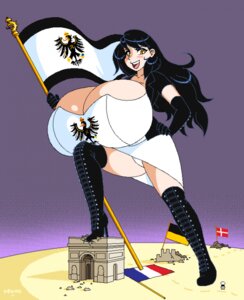 Rating: Questionable Score: 0 Tags: black_hair blush breasts bursting_breasts countrygirls female flag giant giantess gigantic_breasts humanized_country melonstand prussia prussia_(countrygirls) prussian_flag rule34 woot yellow_eyes User: bunchy7s