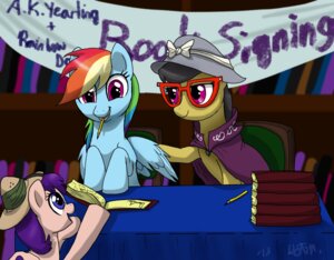 Rating: Safe Score: 0 Tags: 2013 a._k._yearling_(mlp) armor banner blue_body blue_feathers blue_fur book child clothing daring_do_(mlp) dawnmistpony e621 equid equine eyewear feathered_wings feathers female friendship_is_magic fur glasses grey_hair group hair hasbro hat headgear headwear helmet hi_res mammal multicolored_hair my_little_pony mythological_creature mythological_equine mythology navel pegasus pith_helmet purple_eyes purple_hair rainbow_dash_(mlp) rainbow_hair wings young User: bunchy7s