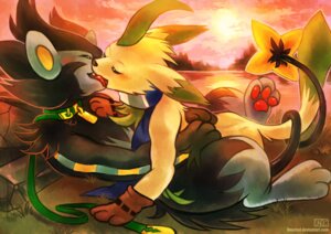 Rating: Questionable Score: 0 Tags: ambiguous_gender collar digital_media_(artwork) duo e621 eeveelution eyes_closed felid feral feral_on_feral french_kissing generation_4_pokemon haychel kingatrandom_(kar) kissing leacrea leafeon leash love luxray mammal nintendo open_mouth pokemon pokemon_(species) romantic romantic_ambiance sunset tongue tongue_out User: bunchy7s