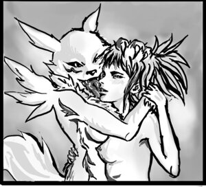Rating: Explicit Score: 0 Tags: altaren anthro bandai_namco black_lips black_sclera bodily_fluids breasts canid canine chest_tuft cuddling digimon digimon_(species) digiphilia duo e621 eyes_closed fangs female female/female fur hair hug human human_on_anthro interspecies intimate kissing lips mammal monochrome nipples ponytail renamon rika_nonaka saliva standing tail teeth thick_tail tongue tongue_out tuft User: bunchy7s