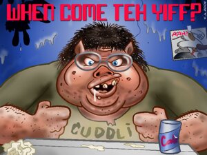 Rating: Explicit Score: 0 Tags: 4:3 acne angry anthro balls belly beverage_can bloated blue_eyes boils canid canine canis clothing domestic_dog domestic_pig drama e621 eyewear fanboy fatphobia genitals glasses karri_aronen male mammal meme nightmare_fuel obese obese_anthro obese_male overweight overweight_anthro overweight_male penis phoxhunt plushie poster solo suid suine sus_(pig) what User: bunchy7s