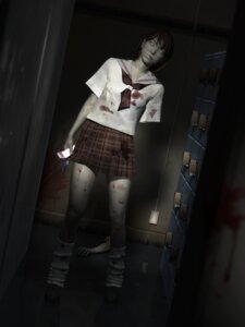 Rating: Questionable Score: 0 Tags: 1girls amputee blood cellphone corpse dead female fuku grey_skin pale rolling_eyes rule34 skirt solo undead uniform white_eyes yoshitaka_kawakami zombie User: bunchy7s