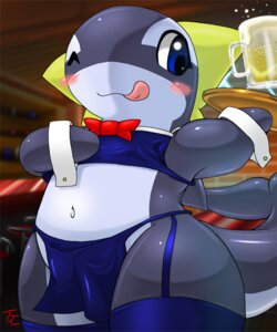 Rating: Safe Score: 0 Tags: 5:6 alcohol anthro aquatic bar bar_stool beer beer_mug beverage blue_eyes blush bottomwear cetacean clothed clothing conditional_dnp crotch_apron dolphin e621 female food furniture inside kemono licking licking_lips licking_own_lips loincloth looking_back mammal navel oceanic_dolphin one_eye_closed orca oze self_lick signature skimpy solo stool tail tongue tongue_out toothed_whale waiter User: bunchy7s