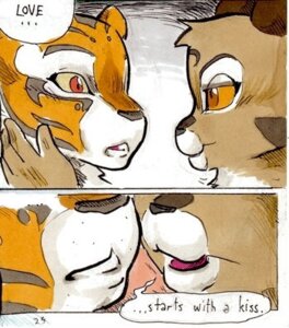 Rating: Safe Score: 0 Tags: anthro better_late_than_never blush chinese_mountain_cat close-up daigaijin dialogue domestic_cat dreamworks duo e621 english_text felid feline felis female female/female imminent_kiss kissing kung_fu_panda low_res mammal master_tigress orange_eyes painting_(artwork) pantherine red_eyes smile stripes student_mei_ling text third-party_edit tiger tongue traditional_media_(artwork) traditional_painting_(artwork) traditional_watercolor_(artwork) watercolor_(artwork) User: bunchy7s