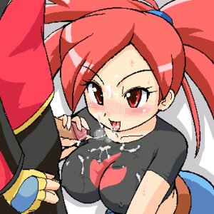 Rating: Explicit Score: 0 Tags: 00s blush breasts brendan_(pokemon) brendan_(pokemon_rs) cum cum_in_mouth cum_on_black_clothes cum_on_clothes dark_penis erect_nipples facial female flannery_(pokemon) flannery_(pokemon_rse) game_freak gym_leader handjob human human_only impossible_clothes impossible_shirt konpeto light-skinned_female light_skin long_hair lowres male midriff nintendo nipples oekaki penis pokemon pokemon_rse pokemon_trainer ponytail red_eyes red_hair rule34 shirt straight straight_hair uncensored User: bunchy7s
