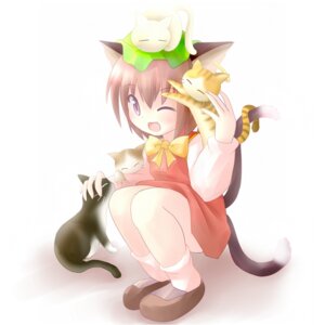 Rating: Safe Score: 0 Tags: 1:1 animal_humanoid bonnet cat_humanoid chen_(touhou) clothing des domestic_cat duo e621 ear_piercing felid felid_humanoid feline feline_humanoid felis female headgear headwear humanoid mammal mammal_humanoid multi_tail one_eye_closed piercing simple_background tail touhou white_background User: bunchy7s