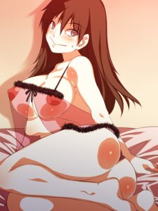 Rating: Questionable Score: 0 Tags: 1girls ass bare_shoulders barefoot bed blush breasts brown_hair erect_nipples female hair large_breasts lingerie long_hair looking_at_viewer maria_momoe mizuryuu_kei momoe_maria nipples ookiku_furikabutte pointy_chin rule34 see-through sitting smile solo User: bunchy7s