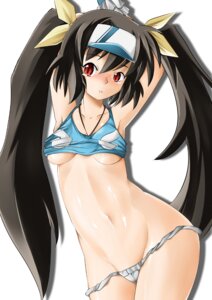 Rating: Questionable Score: 0 Tags: armpits arms_up black_hair blush bottomless breasts eri_hasumi female hair_ribbon jewelry kojou long_hair male mound_of_venus navel necklace open_mouth panties penis red_eyes ribbon rule34 shiny shiny_skin simple_background solo sweat tied_hair twintails underboob vanguard_princess very_long_hair visor_cap User: bunchy7s