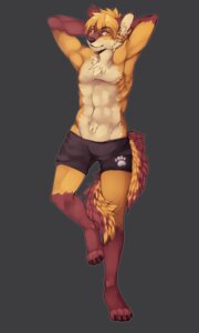 Rating: Safe Score: 0 Tags: 2013 4_toes abs amber_eyes anthro biceps biped black_clothing black_nose black_underwear blonde_hair boxers_(clothing) brown_body brown_fur canid canine claws clothed clothing dedran digitigrade e621 feet front_view fur gloves_(marking) grey_background hair hands_behind_head hi_res hindpaw leg_markings looking_at_viewer male mammal markings muscular muscular_anthro muscular_male ookami-kun orange_body orange_eyes orange_fur orange_hair paws pecs raised_arm simple_background smile socks_(marking) solo standing tail tail_between_legs tan_body tan_fur toes topless underwear User: bunchy7s