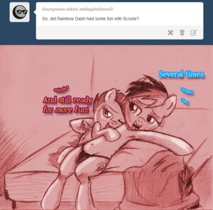 Rating: Questionable Score: 0 Tags: 2014 age_difference bed clothing cutie_mark dialogue duo e621 english_text equid equine feathered_wings feathers female female/female feral friendship_is_magic furniture graphite_(artwork) hair hasbro horse inside jaxonian lying mammal monochrome my_little_pony mythological_creature mythological_equine mythology navel on_back on_side one_eye_closed open_mouth panties pegasus pony rainbow_dash_(mlp) scootaloo_(mlp) text traditional_media_(artwork) tumblr underwear wings young young_feral User: bunchy7s Rating: Questionable Score: 0 Tags: 2014 age_difference bed clothing cutie_mark dialogue duo e621 english_text equid equine feathered_wings feathers female female/female feral friendship_is_magic furniture graphite_(artwork) hair hasbro horse inside jaxonian lying mammal monochrome my_little_pony mythological_creature mythological_equine mythology navel on_back on_side one_eye_closed open_mouth panties pegasus pony rainbow_dash_(mlp) scootaloo_(mlp) text traditional_media_(artwork) tumblr underwear wings young young_feral User: bunchy7s