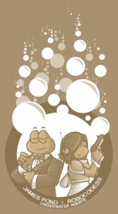 Rating: Safe Score: 0 Tags: 5_fingers aliasing anthro aquatic bow_(feature) bow_tie bracelet brown_monochrome brown_theme bubble clothed clothing digital_media_(artwork) duo e621 eyes_closed female fingers fish fully_clothed greenendorf greening gun handgun holding_gun holding_object holding_ranged_weapon holding_weapon humanoid_hands james_pond james_pond_(series) jewelry male monochrome parody pistol ranged_weapon restricted_palette robocodess simple_background smile suit tan_background weapon User: bunchy7s