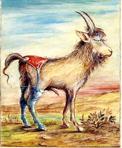 Rating: Explicit Score: 0 Tags: 1985 anatomically_correct anatomically_correct_genitalia anatomically_correct_penis animal_genitalia animal_penis balls bovid caprine caprine_genitalia caprine_penis clothed clothing crossdressing e621 erection ernst_kahl femboy feral garter_belt garter_straps genitals goat legwear lingerie lipstick low_res makeup male mammal penis quadruped sheath solo stockings tail tapering_penis traditional_media_(artwork) User: bunchy7s