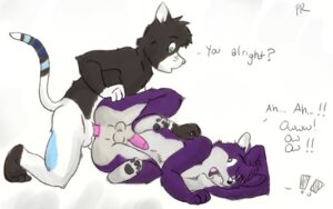 Rating: Explicit Score: 0 Tags: 2010 anal anal_penetration animal_genitalia anthro anthro_on_anthro anus balls canid canine canis domestic_cat duo e621 erection felid feline felis fur genitals male male/male male_penetrated male_penetrating male_penetrating_male mammal multicolored_body multicolored_fur multicolored_tail open_mouth p_rindustries pain painful_penetration pawpads paws penetration penis purple_body purple_fur romantic romantic_couple sex sheath skylar_wing tail whiskers wolf zander_oro User: bunchy7s