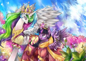 Rating: Safe Score: 0 Tags: 2013 abstract_background clothing cloud crown dress duo e621 equid equine feathered_wings feathers female feral friendship_is_magic fur greyraidan hair hasbro headgear horn mammal multicolored_hair my_little_pony mythological_creature mythological_equine mythology open_mouth outside princess princess_celestia_(mlp) purple_body purple_eyes purple_fur purple_hair royalty simple_background sky smile twilight_sparkle_(mlp) two_tone_hair white_body white_fur winged_unicorn wings User: bunchy7s