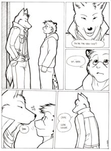 Rating: Safe Score: 0 Tags: 2007 adolescent alternating_focus anthro black_and_white blockage_(layout) canid canine canis cheetah clothing comic dialogue digital_media_(artwork) duo e621 english_text eyewear felid feline five_frame_image glasses hoodie horizontal_staggering male mammal meesh monochrome motorcycle_club multiple_scenes onomatopoeia panel_skew pen_(artwork) rough_riders sniffing sound_effects speech_bubble staggering_(layout) tail text topwear traditional_media_(artwork) vertical_blockage wolf young User: bunchy7s