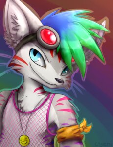 Rating: Safe Score: 0 Tags: armband blue_eyes blue_hair domestic_cat e621 emoticon_(renard) eyewear felid feline felis femboy fur goggles green_hair hair jewelry lapfox_trax looking_at_viewer lyeni male mammal markings multicolored_hair pendant pink_markings rainbow rainbow_background red_markings scarf simple_background smile solo two_tone_hair white_body white_fur User: bunchy7s Rating: Safe Score: 0 Tags: armband blue_eyes blue_hair domestic_cat e621 emoticon_(renard) eyewear felid feline felis femboy fur goggles green_hair hair jewelry lapfox_trax looking_at_viewer lyeni male mammal markings multicolored_hair pendant pink_markings rainbow rainbow_background red_markings scarf simple_background smile solo two_tone_hair white_body white_fur User: bunchy7s