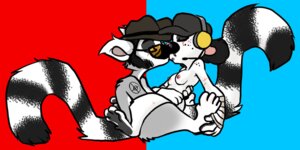 Rating: Explicit Score: 0 Tags: anthro breasts chibi clothing duo e621 female hat headgear headwear joel_the_lemur kissing lemur male male/female mammal nipples nude primate ring-tailed_lemur scout_(team_fortress_2) slouch_hat sniper_(team_fortress_2) strepsirrhine tail team_fortress team_fortress_2 valve valve_corporation zeriara zeriara_(character) User: bunchy7s