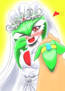 Rating: Safe Score: 0 Tags: blush bodily_fluids bride clothing crying dress duo e621 female first_person_view gardevoir generation_3_pokemon hand_holding happy heart_symbol human looking_at_viewer love mammal nintendo pokemon pokemon_(species) red_eyes ring romantic romantic_couple simple_background solo_focus tears tears_of_joy unknown_artist wedding_dress wedding_veil User: bunchy7s