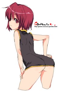 Rating: Questionable Score: 0 Tags: copyright_request female looking_back no_panties oekaki onija_taro onija_tarou red_eyes red_hair rule34 short_dress short_hair User: bunchy7s