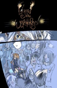 Rating: Safe Score: 0 Tags: breasts comic dialogue digital_media_(artwork) e621 english_text equid equine female group hi_res horse human legend_of_the_werehorse male mamabliss mammal party text User: bunchy7s