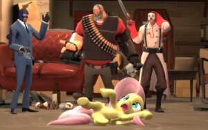 Rating: Safe Score: 0 Tags: 16:10 cosplay crossover e621 equid equine fail feathered_wings feathers female feral fluttershy_(mlp) friendship_is_magic group hasbro heavy_(team_fortress_2) hi_res mammal mask medic_(team_fortress_2) my_little_pony mythological_creature mythological_equine mythology pegasus prank quadruped ragepanddemoman saw spy_(team_fortress_2) tail team_fortress_2 tools valve valve_corporation widescreen wings yellow_body yellow_feathers User: bunchy7s