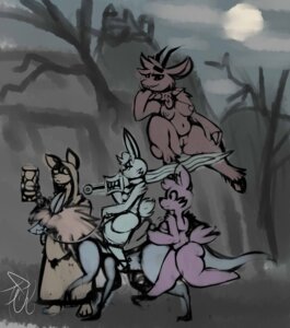 Rating: Explicit Score: 0 Tags: aisling_(oriole) bovid breasts camelid canid canine canis caprine character_request clothing cupcake_(oriole) demon e621 female genitals goat group hi_res lagomorph leporid llama mammal melee_weapon night nipples nude rabbit robe sword thick_thighs vulva weapon wolf wolflance User: bunchy7s