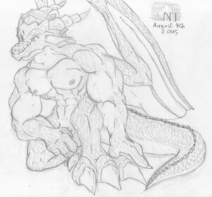 Rating: Explicit Score: 0 Tags: anthro balls biped claws danandnite dragon e621 genitals greyscale horn kneeling male membrane_(anatomy) membranous_wings monochrome muscular muscular_anthro muscular_male mythological_creature mythological_scalie mythology nude penis scalie sketch solo tail wings User: bunchy7s