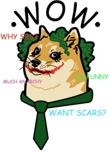 Rating: Safe Score: 0 Tags: accessory ambiguous_gender batman_(series) black_eyes black_nose canid canine canis clothing dc_comics doge dogelore domestic_dog e621 english_text fur green_hair hair humor lookhuman looking_at_viewer mammal meme necktie shiba_inu simple_background solo spitz tan_body tan_fur text the_joker what whiskers User: bunchy7s Rating: Safe Score: 0 Tags: accessory ambiguous_gender batman_(series) black_eyes black_nose canid canine canis clothing dc_comics doge dogelore domestic_dog e621 english_text fur green_hair hair humor lookhuman looking_at_viewer mammal meme necktie shiba_inu simple_background solo spitz tan_body tan_fur text the_joker what whiskers User: bunchy7s