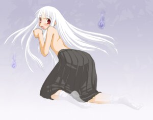 Rating: Explicit Score: 0 Tags: 1girls 2d aisaka_sayo blush clothing female half-dressed hitodama kasuga_yukihito looking_back mahou_sensei_negima! red_eyes rule34 skirt solo white_hair User: bunchy7s